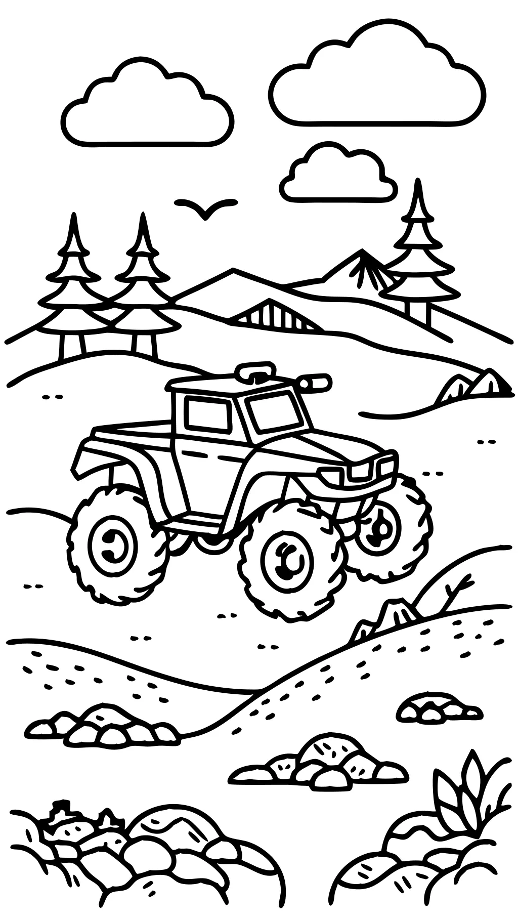 coloring pages atv